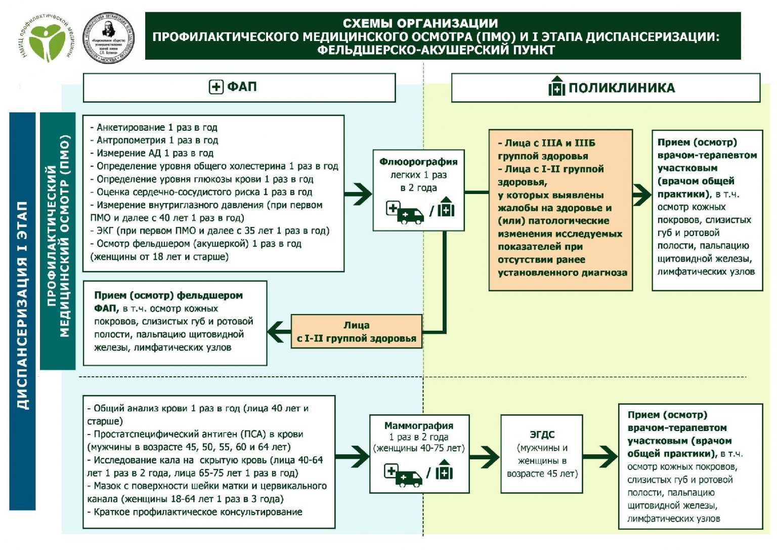 Диспансеризация работающих лиц в сфере реализации нац проекта здоровье включает осмотр